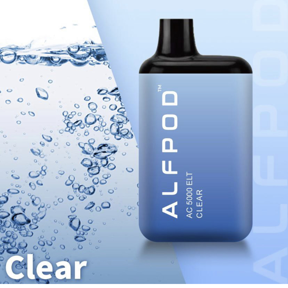 Vape desechable Alfpod Clear (Menthol) 5000 puffs